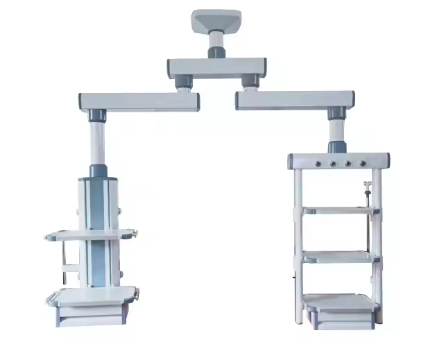 371-Electric Medical Pendant Rotational Ceiling Mounted Hospital Tower Surgical Equipment Metal Material.jpg
